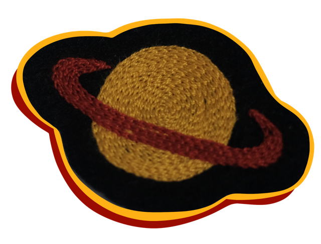 planet embroidery example